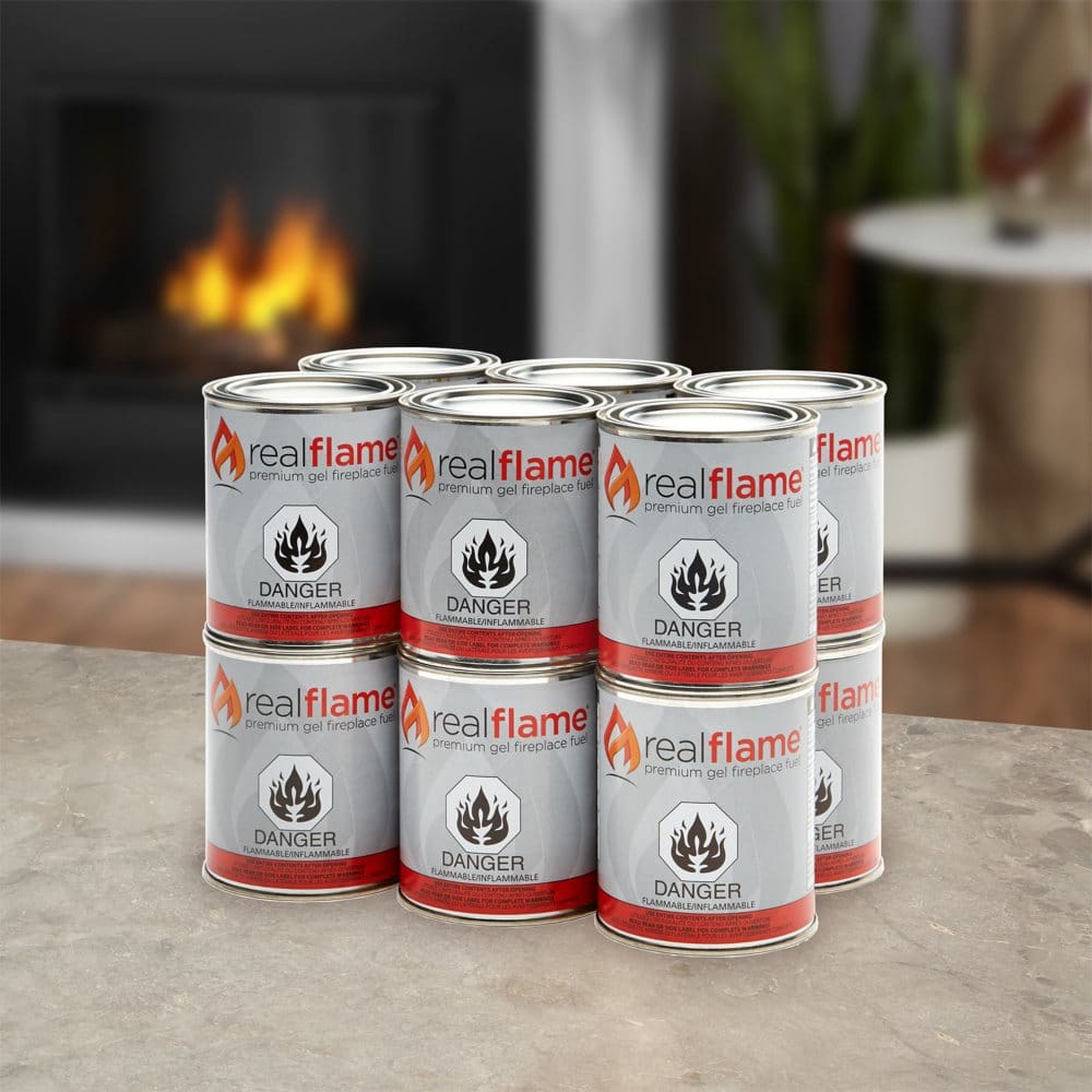 Real Flame Gel Fuel - 12 Pack - Outdoor Decorative Accents - ShelHealth