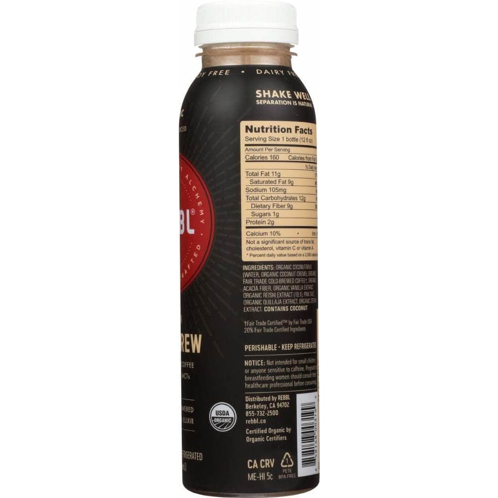 Rebbl Rebbl Inc Elixir Reishi Cold Brew, 12 oz
