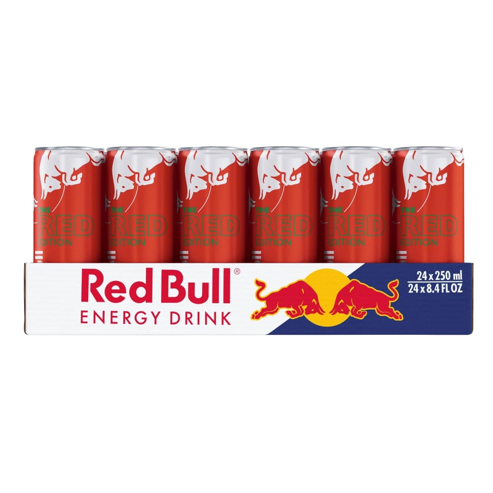 Red Bull Red Bull Watermelon Energy Drink 24 pk./8.4 fl. oz. - Home/Grocery Household & Pet/Beverages/Sports & Nutritional Drinks/ - Red