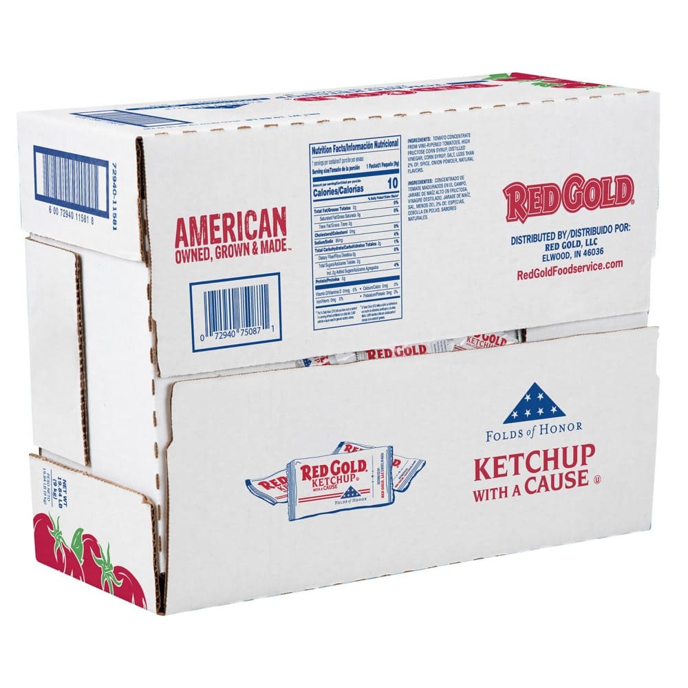 Red Gold Tomato Ketchup Single-Serve Packets (1,000 ct.) - New Items - ShelHealth