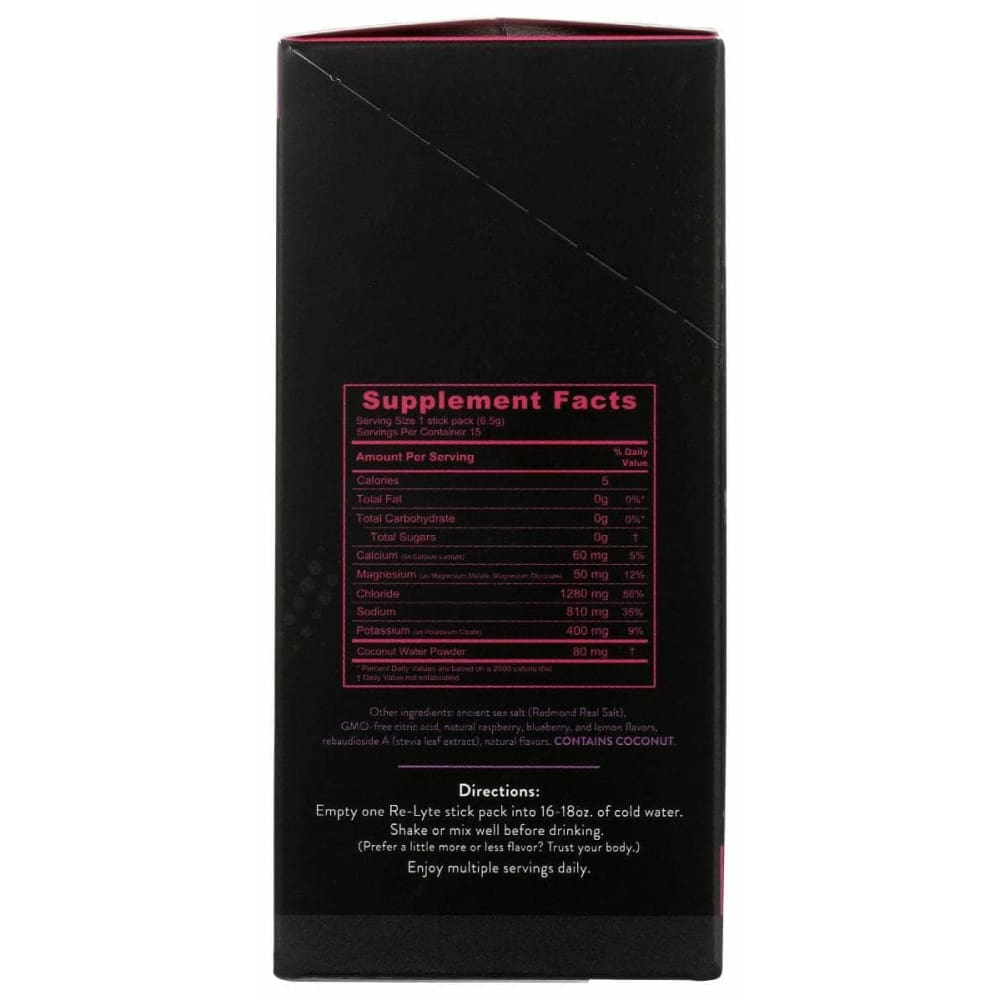 REDMOND Vitamins & Supplements > Miscellaneous Supplements REDMOND Electrolyte Mx Berry 15pk, 15 pk