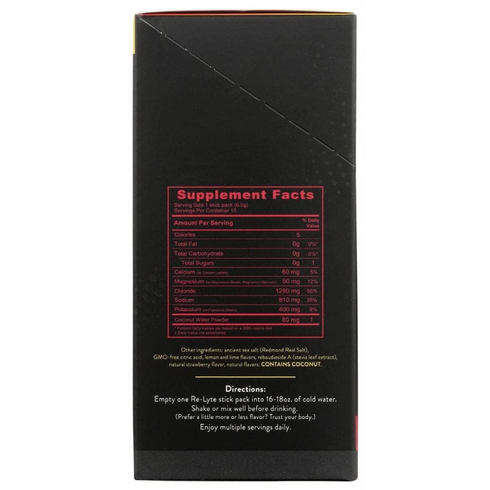 REDMOND Vitamins & Supplements > Miscellaneous Supplements REDMOND Electrolyte Strwbry 15pk, 15 pk