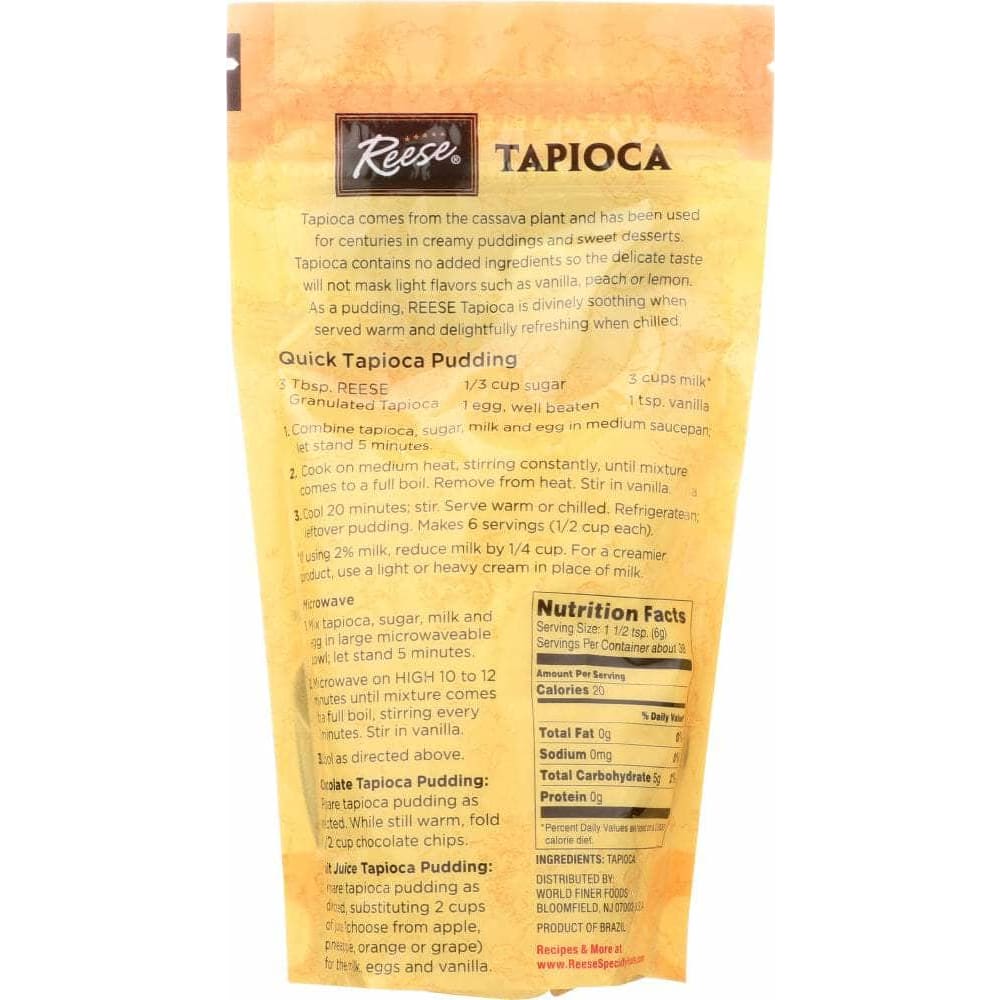 Reese Reese Instant Granulated Tapioca, 8 oz
