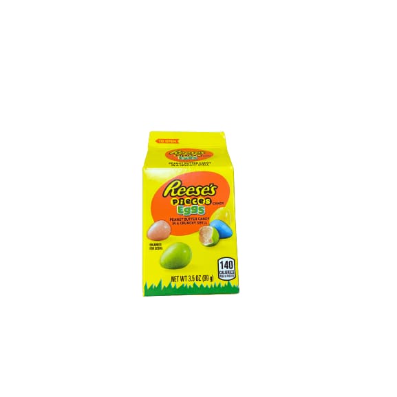 REESE'S REESE'S PIECES Peanut Butter in a Crunchy Shell Eggs Candy, Easter, 3.5 oz.