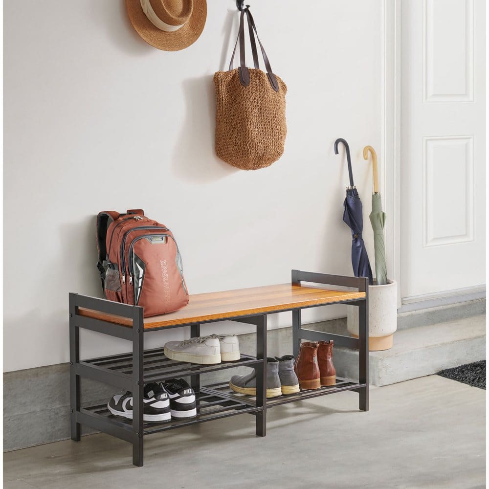 Regal Home Entryway Storage Bench - Ottomans & Benches - ShelHealth
