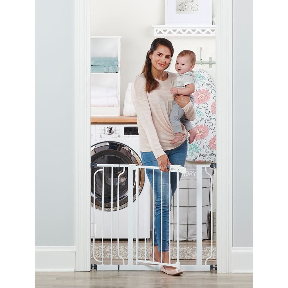 Regalo Easy Step Extra Wide Metal Walk-Through Gate - Regalo