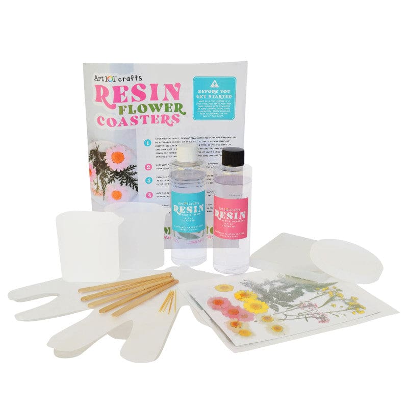Resin Flower Coasters Kit - Art & Craft Kits - Art 101 / Advantus