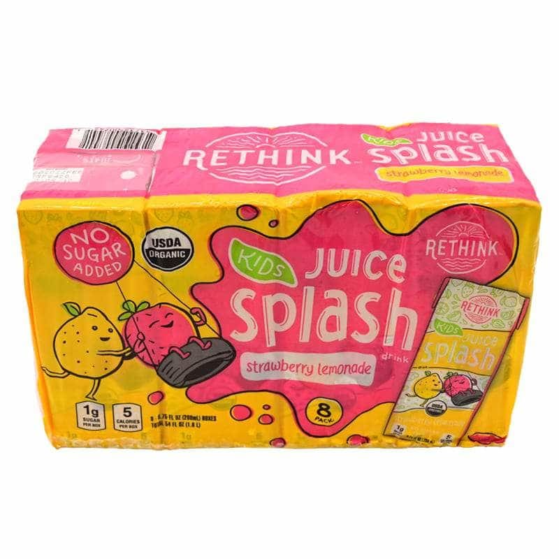 RETHINK Grocery > Beverages > Juices RETHINK: Strawberry Lemonade Juice Splash 8Pack, 54 fo