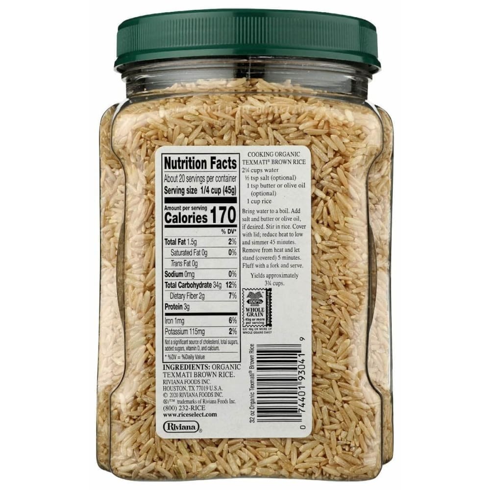 RICESELECT Riceselect Organic Texmati Brown Rice, 32 Oz