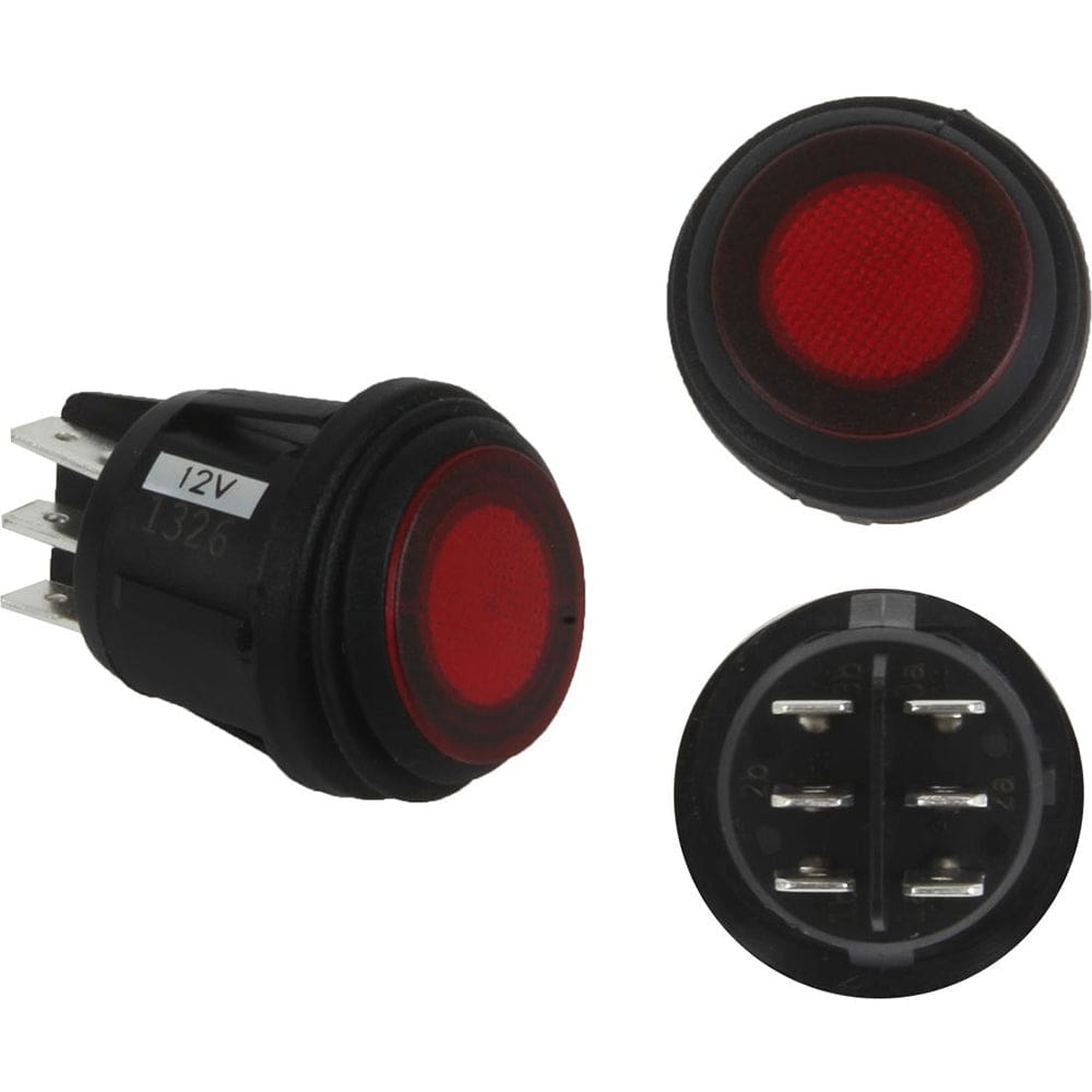 RIGID Industries 3 Position Rocker Switch - Red - Lighting | Accessories - RIGID Industries