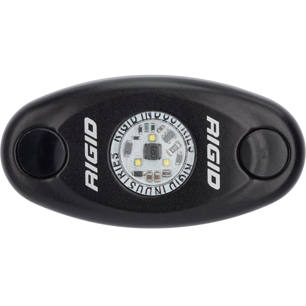 RIGID Industries A-Series Black Low Power LED Light - Single - Warm White - Lighting | Interior / Courtesy Light - RIGID Industries