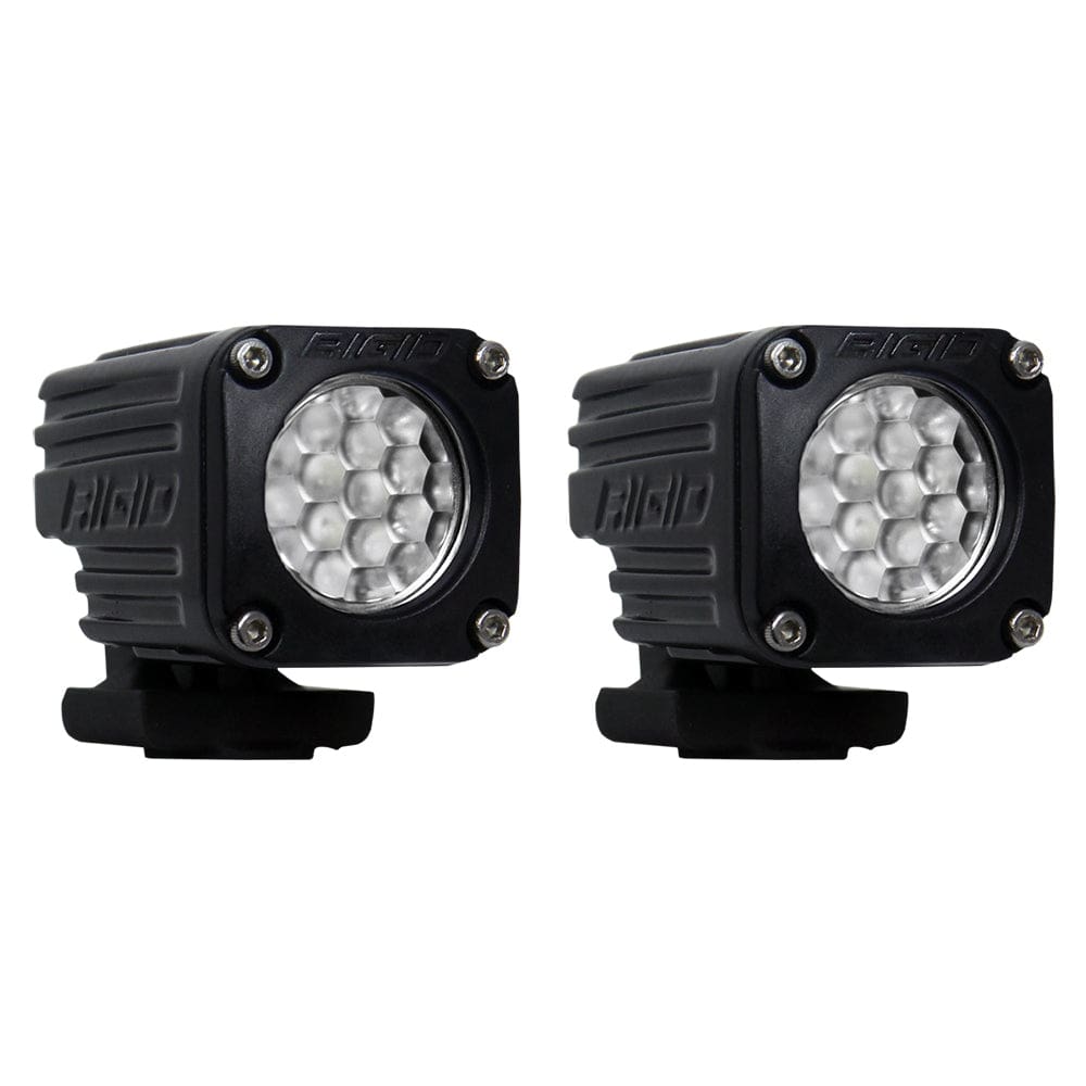 RIGID Industries Ignite Surface Mount Diffused - Pair - Black - Lighting | Flood/Spreader Lights - RIGID Industries
