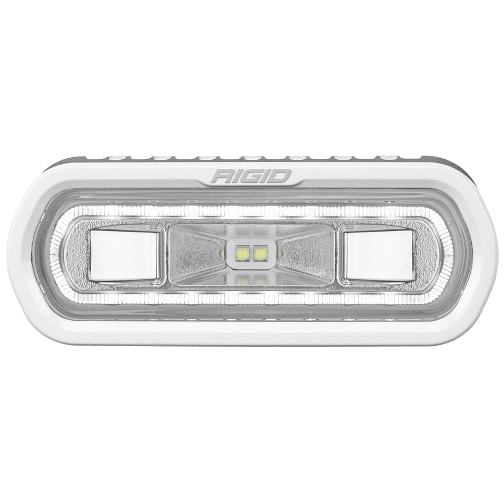 RIGID Industries SR-L Series Marine Spreader Light - White Surface Mount - White Light w/ White Halo - Lighting | Flood/Spreader Lights -