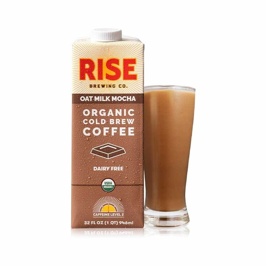 RISE BREWING CO Grocery > Beverages > Coffee, Tea & Hot Cocoa RISE BREWING CO: Latte Cold Brew Mocha Oat, 32 fo