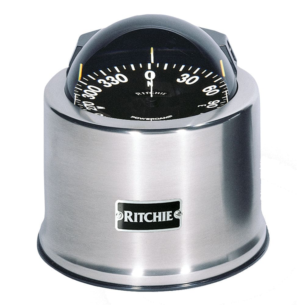 Ritchie SP-5-C GlobeMaster Compass - Pedestal Mount - Stainless Steel - 12V - 5 Degree Card - Marine Navigation & Instruments | Compasses -