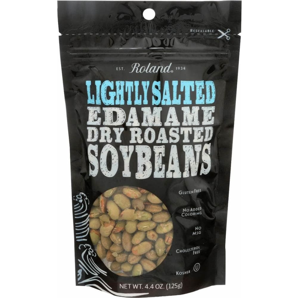 ROLAND ROLAND Lightly Salted Dry Roasted Edamame Soybeans, 4.4 oz