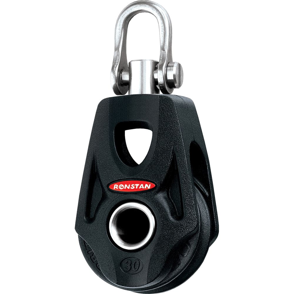 Ronstan Series 30 Ball Bearing Orbit Block™ - Single - Becket - Swivel Shackle Head - Sailing | Blocks,Hunting & Fishing | Outrigger