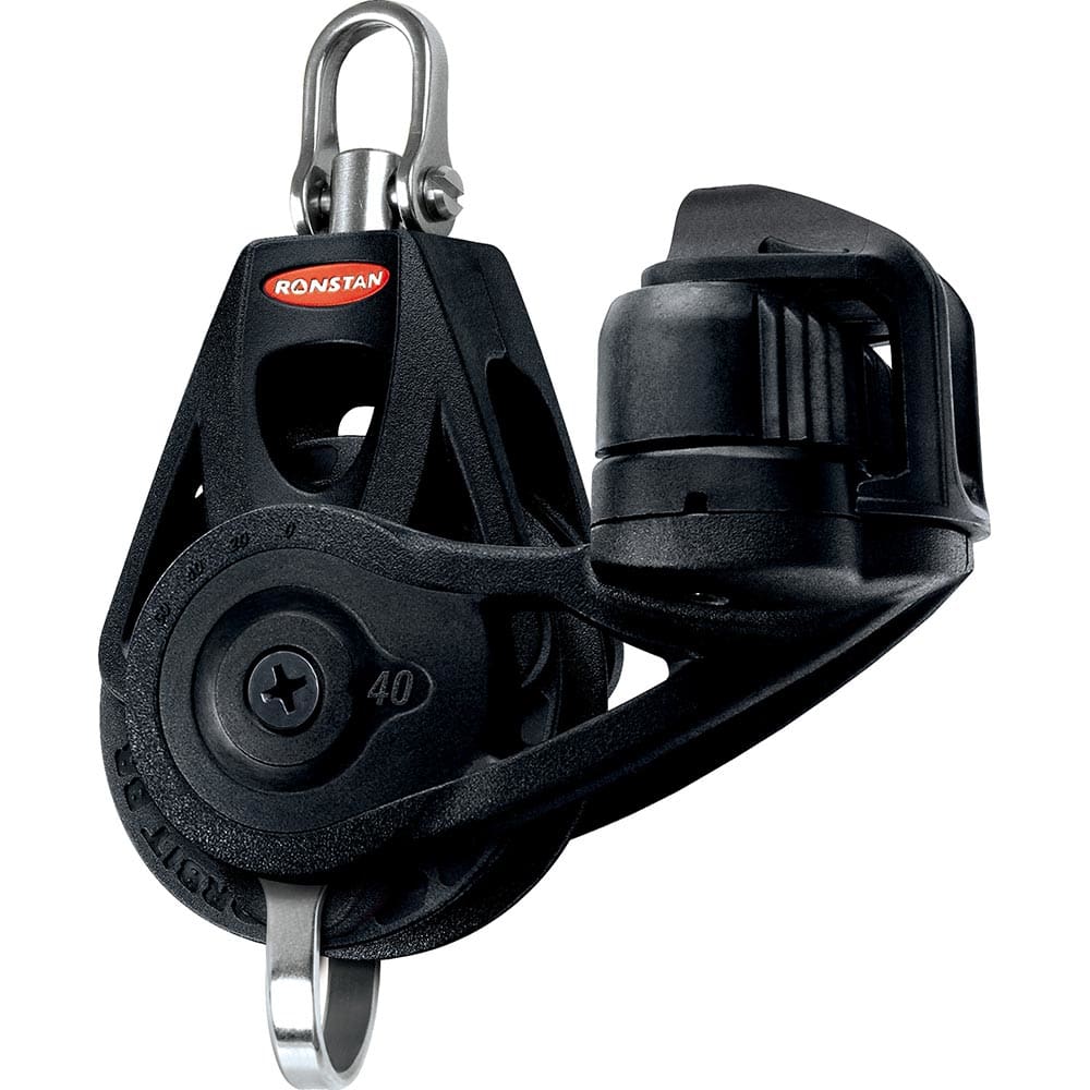 Ronstan Series 40 Ball Bearing Orbit Block - Single - Becket - Cleat - Swivel Head - Sailing | Blocks - Ronstan