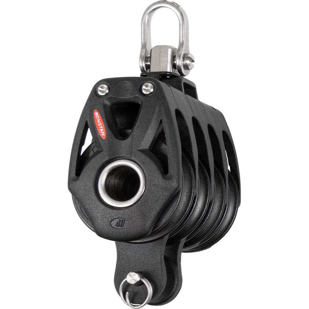 Ronstan Series 40 Orbit BB Block w/ Becket & Swivel Shackle - Sailing | Blocks - Ronstan