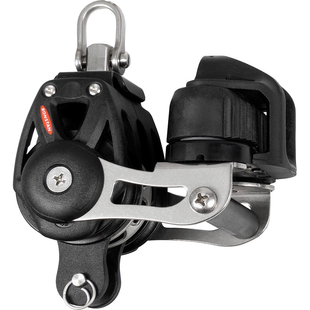 Ronstan Series 40 Orbit RT Triple Block w/ Becket Cleat & Swivel - Sailing | Blocks - Ronstan