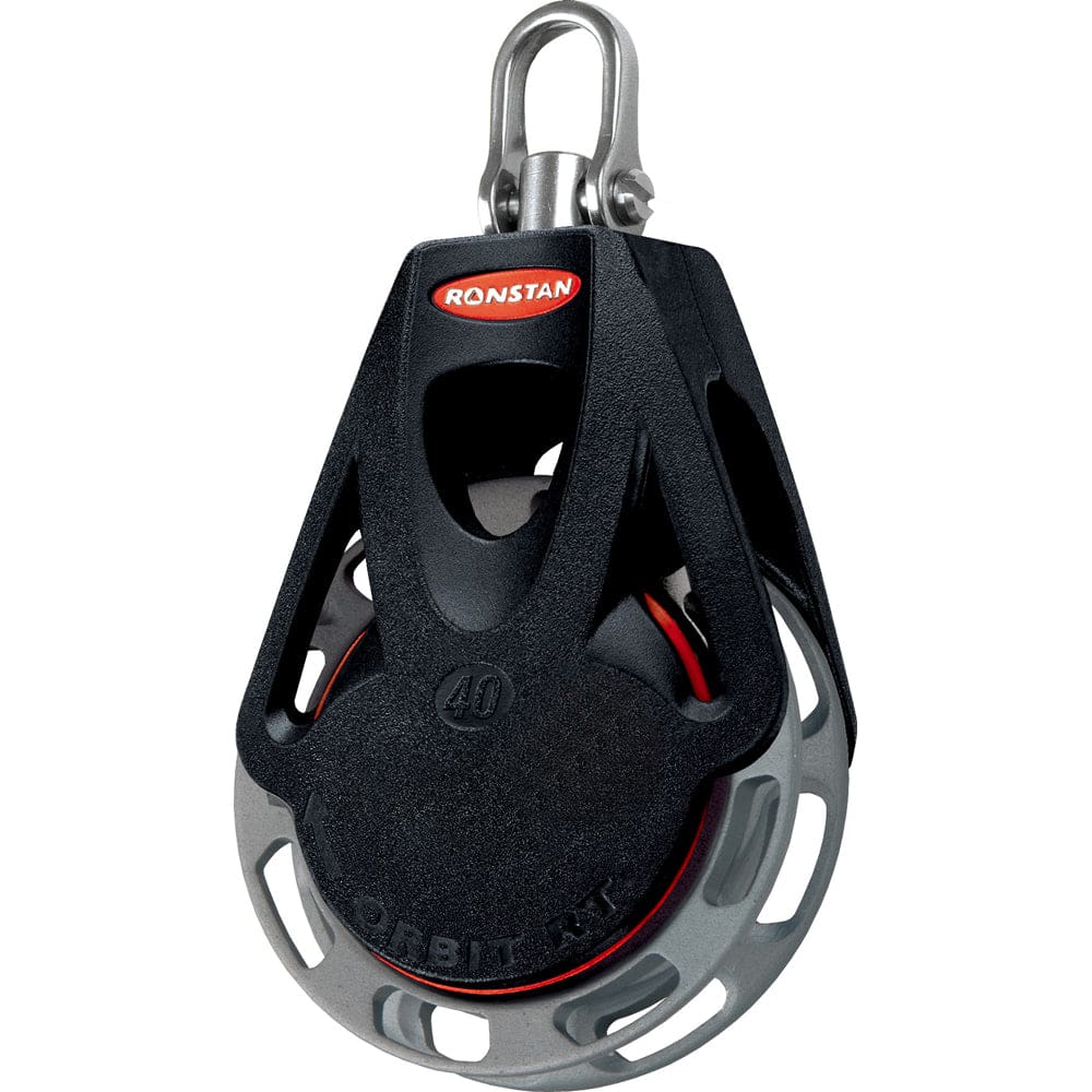 Ronstan Series 40 Ratchet Orbit Block™ - Single - Auto - Swivel Shackle Head - Sailing | Blocks - Ronstan