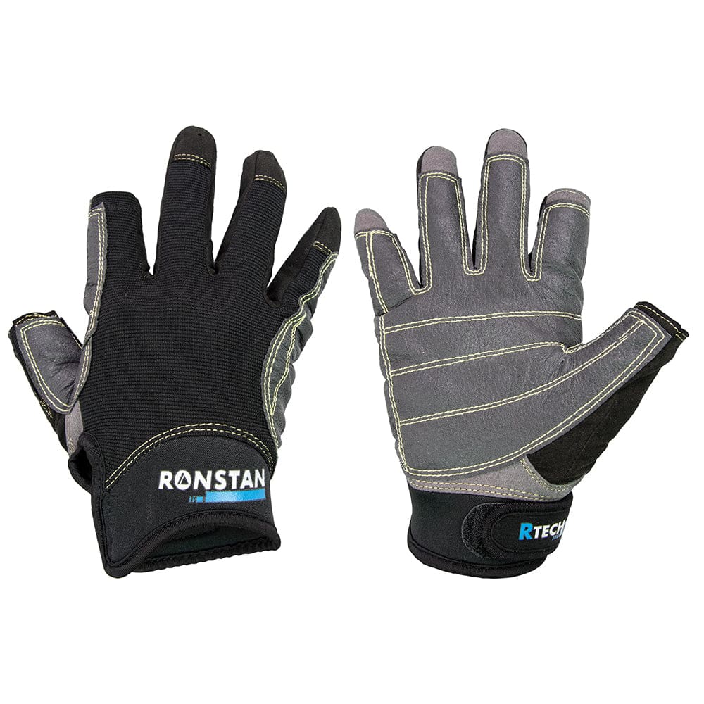 Ronstan Sticky Race Gloves - 3-Finger - Black - XXL - Sailing | Accessories,Sailing | Apparel - Ronstan