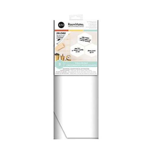 RoomMates Dry Erase Hexagon Wall Decals 3 ct. - White - Home/Office & School Supplies/General Supplies/ - RoomMates