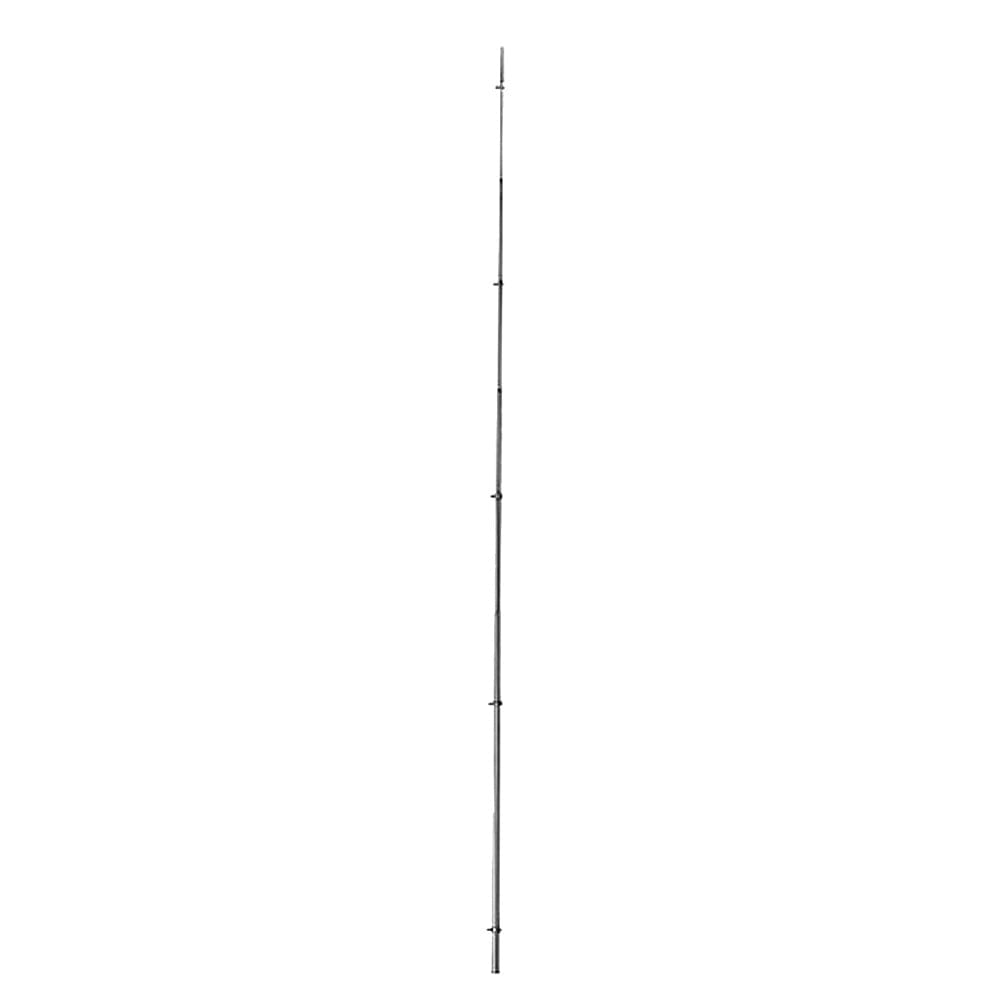 Rupp Center Rigger Pole - Aluminum/ Silver - 15’ - Hunting & Fishing | Outriggers - Rupp Marine