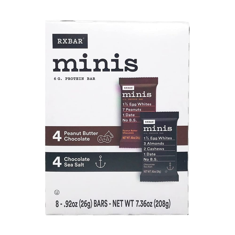RXBAR: Chocolate Sea Salt And Peanut Butter Chocolate Minis 7.36 OZ - RXBAR