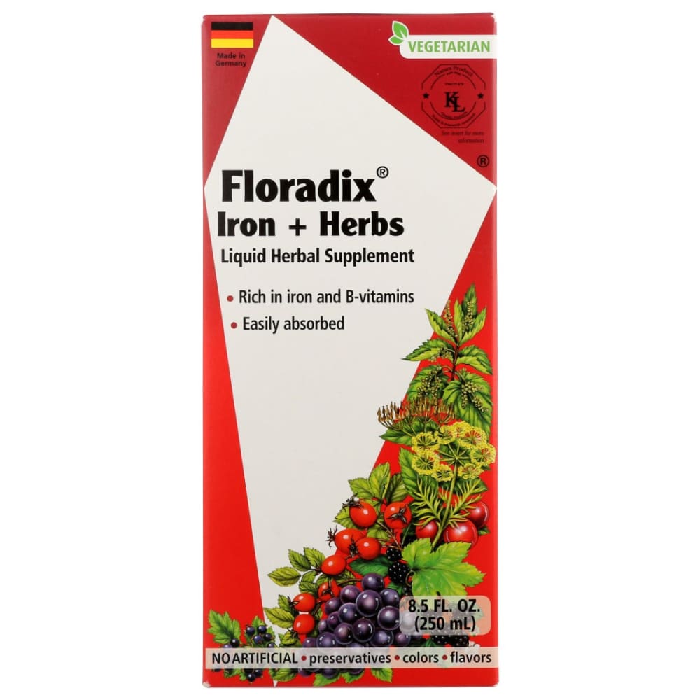 SALUS: Floradix Iron Herbs Supplement 8.5 fo - SALUS