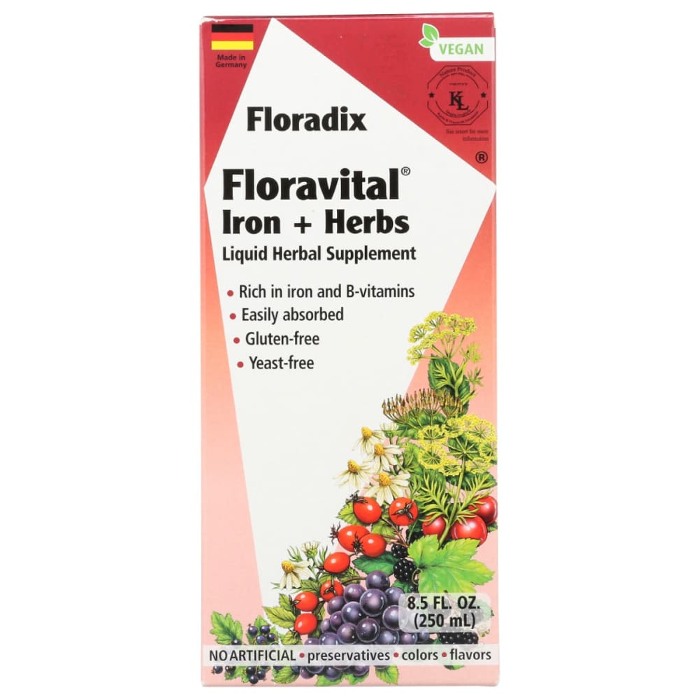 SALUS: Floravital Iron Herb Supplement 8.5 fo - SALUS