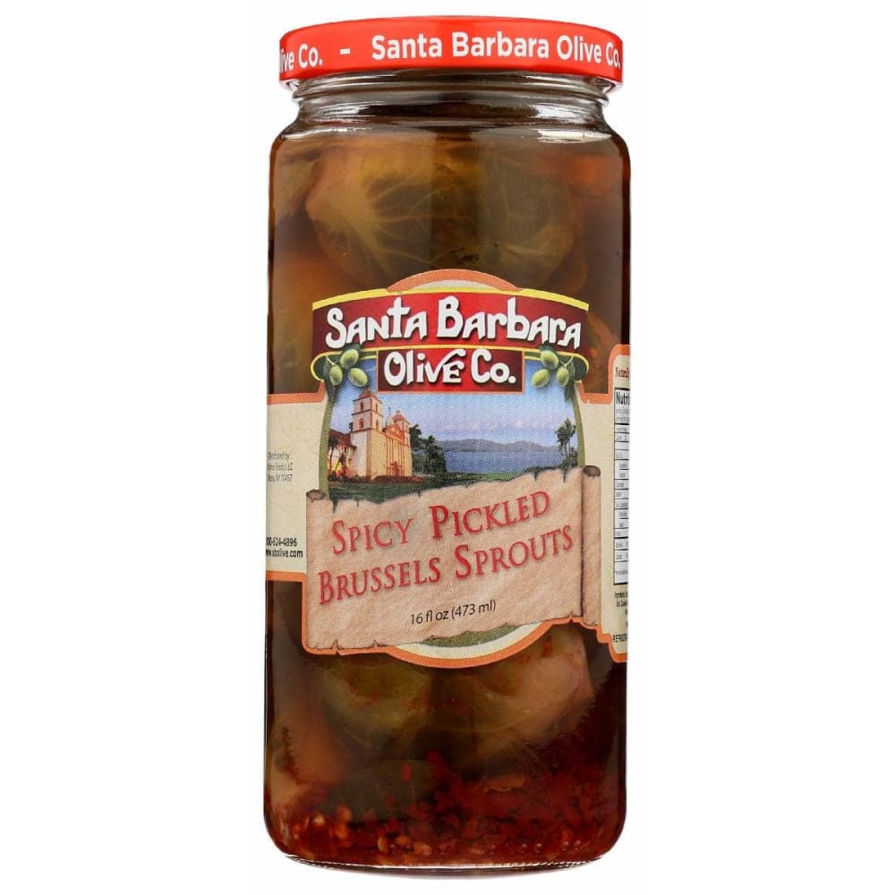 SANTA BARBARA OLIVE CO SANTA BARBARA OLIVE CO Brssels Sprts Hot Pickled, 16 oz