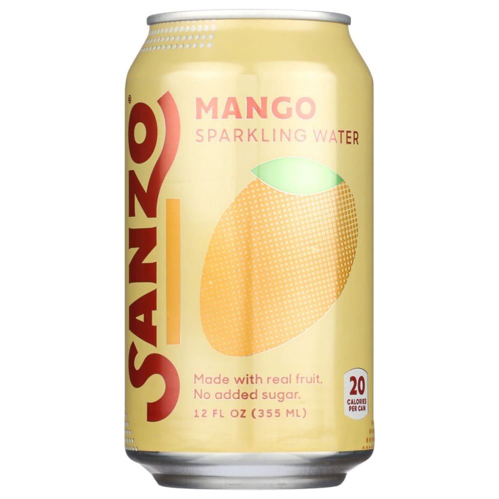 SANZO: Mango Alphonso Sparkling Water 12 fo (Pack of 6) - MONTHLY SPECIALS > Beverages > Water > Sparkling Water - SANZO