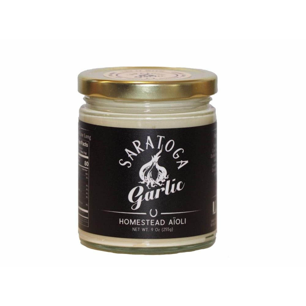 SARATOGA GARLIC SARATOGA GARLIC Aioli Grlc Hmstd, 9 oz