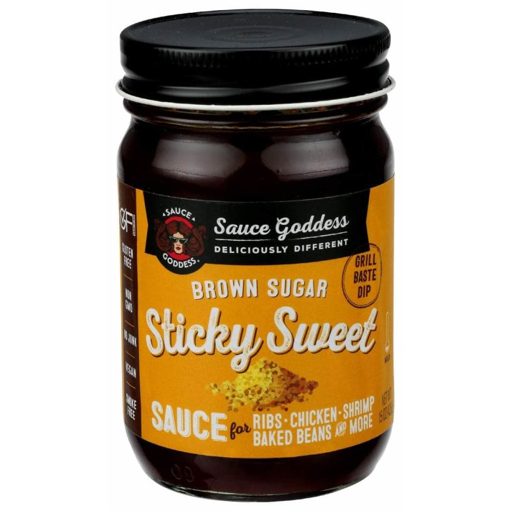 SAUCE GODDESS SAUCE GODDESS Sticky Sweet Brown Sugar Barbecue Sauce, 15 oz