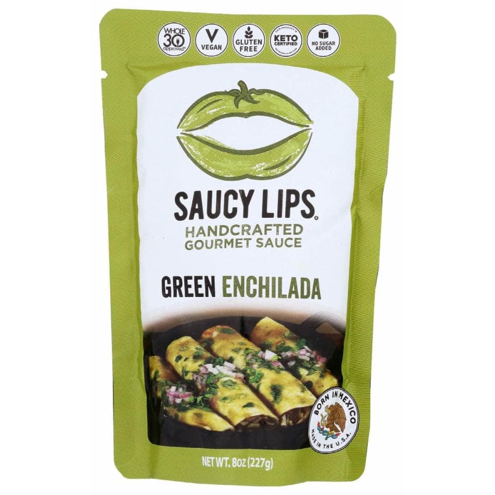 SAUCY LIPS SAUCY LIPS Sauce Green Enchilada, 8 oz