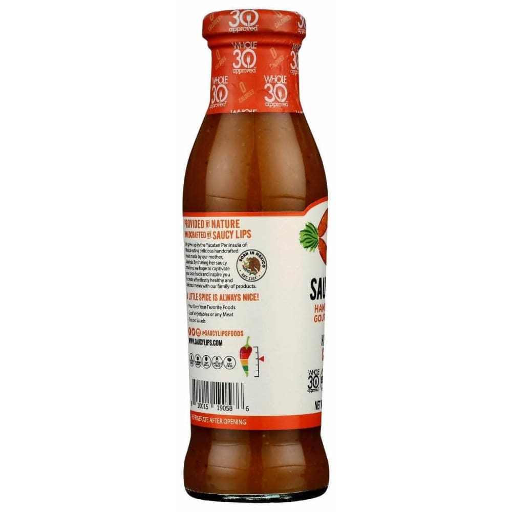SAUCY LIPS Saucy Lips Sauce Habanero Carrot, 10 Oz