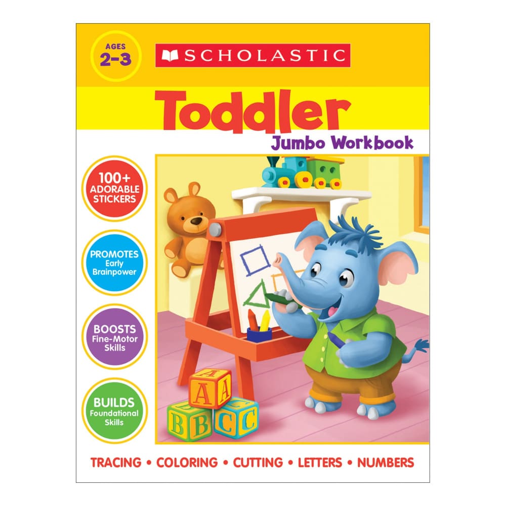 Scholastic Toddler Jumbo Workbook: Early Skills - Home/Seasonal/Back to School/School Supplies/ - Unbranded