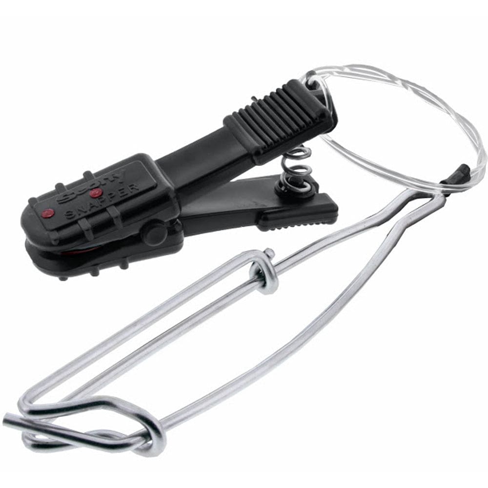 Scotty Snapper Release - 18 Leader w/ Stacking & Self-Locating Snap (Pack of 2) - Hunting & Fishing | Downrigger Accessories - Scotty