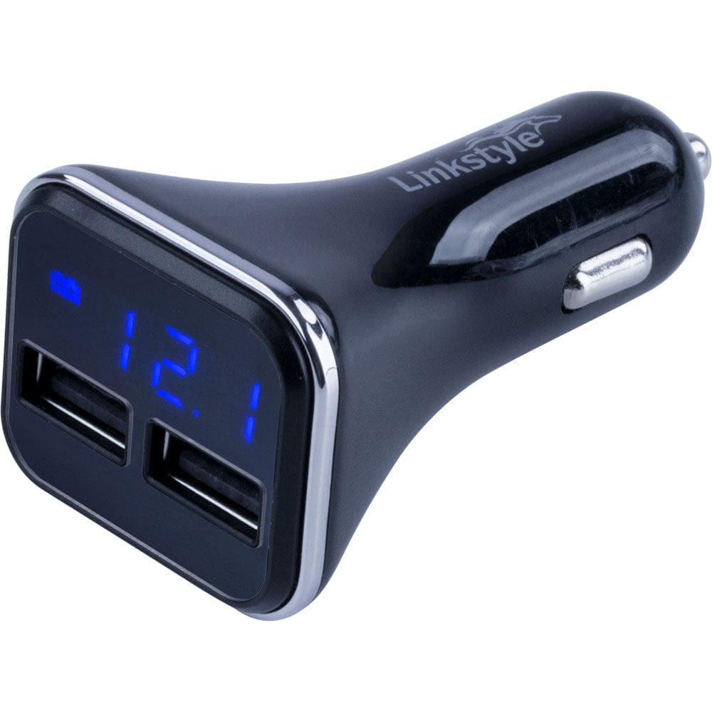 Sea-Dog Dual USB Power Plug w/ Voltage/ Amp Meter - Electrical | Accessories - Sea-Dog