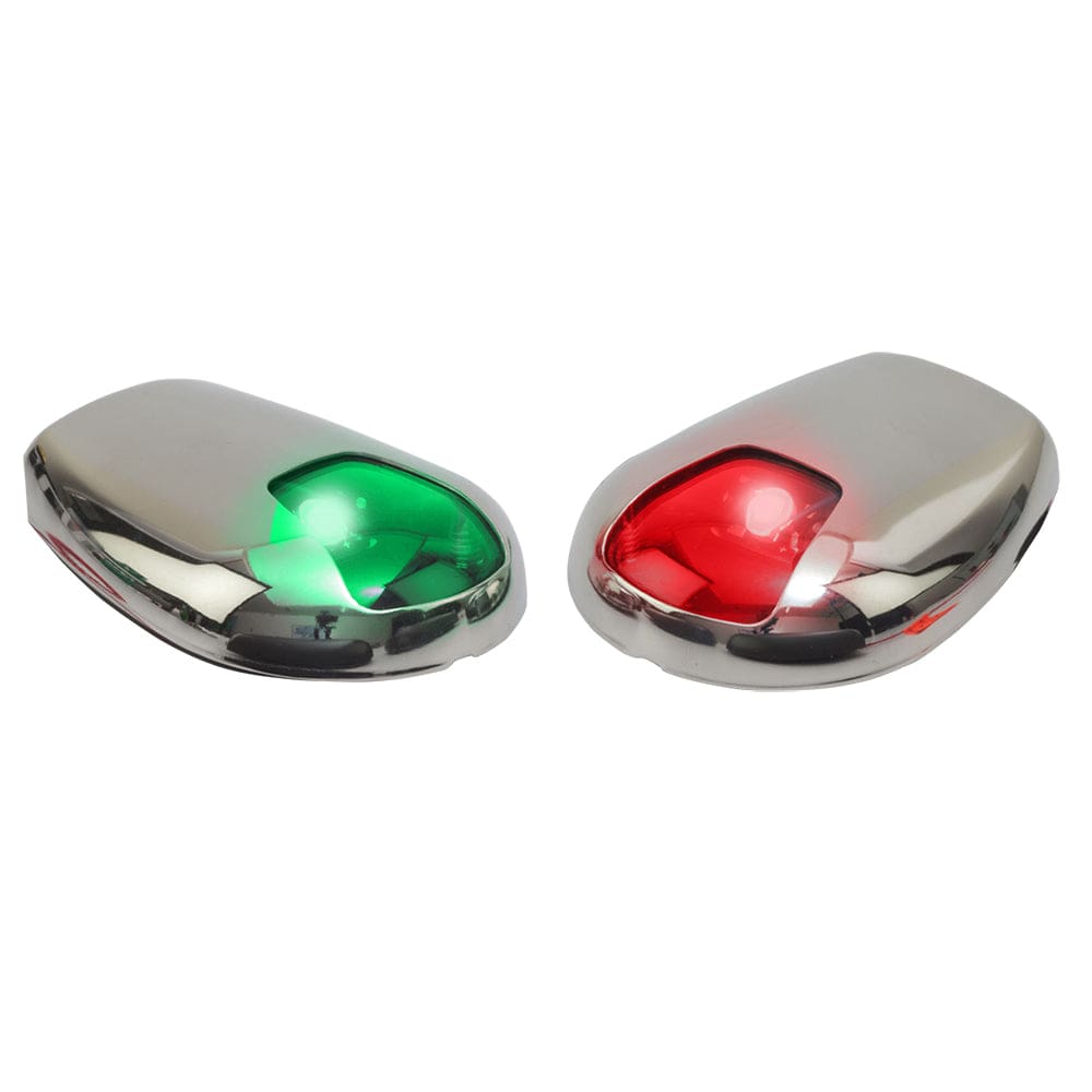 Sea-Dog Stainless Steel Side Mount LED Navigation Lights - 2 NM - Port & Starboard - Lighting | Navigation Lights - Sea-Dog