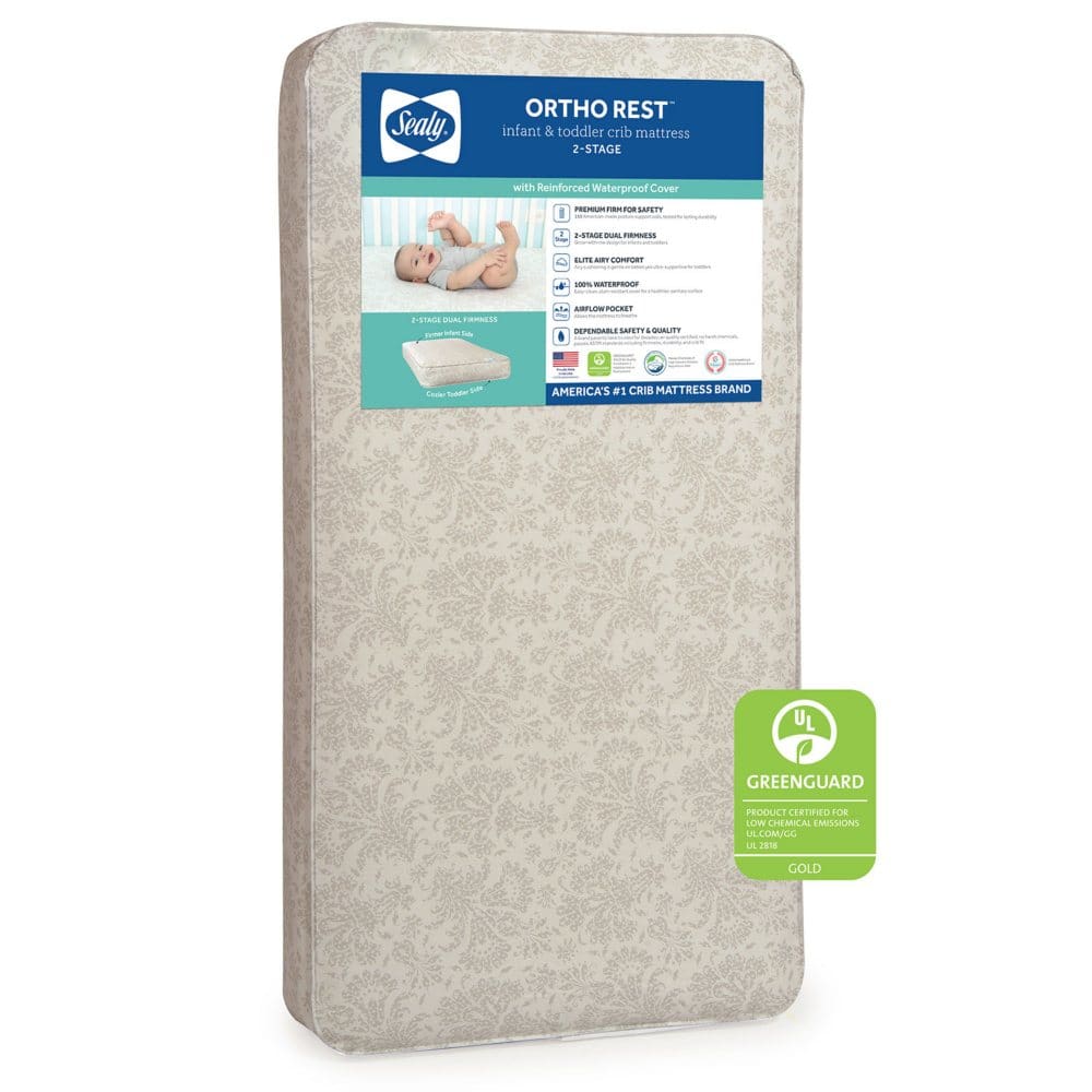 Sealy Ortho Rest 2-Stage Crib Mattress - Crib Mattresses & Pads - Sealy