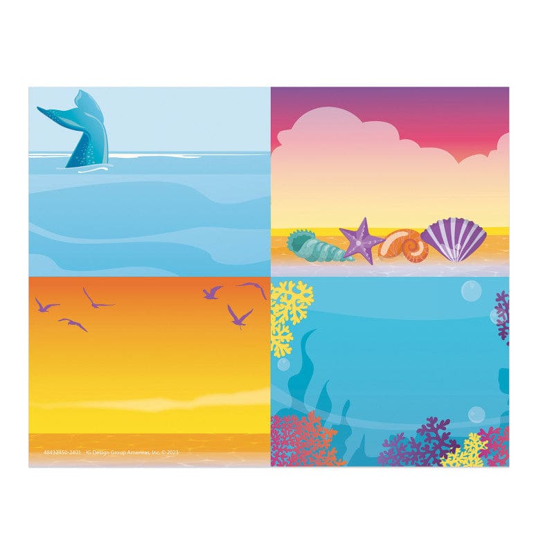 Seas The Day Name Tags (Pack of 10) - Name Tags - Eureka