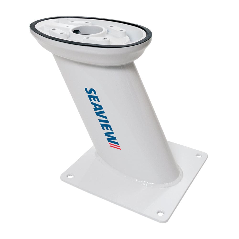 Seaview 12 Modular Mount AFT Raked 10 x 10 Base Plate - f/ Large Sat Domes - 18 Top Plate Required - Boat Outfitting | Radar/TV Mounts -