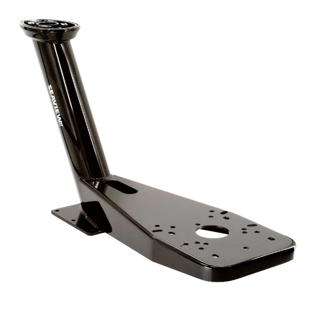 Seaview 23.75 Pre-Drilled Dual Mount f/ Open Array Radars Up to 4.5’ - Black - Top Plate Required - Boat Outfitting | Radar/TV Mounts -