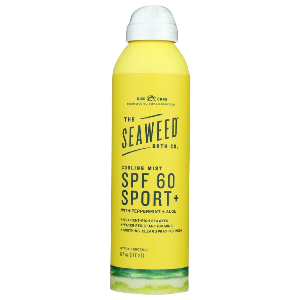 SEAWEED BATH COMPANY: Cooling Mist SPF 60 Sport 6 fo - Beauty & Body Care > Skin Care > Sun Protection & Tanning Lotions - SEAWEED BATH