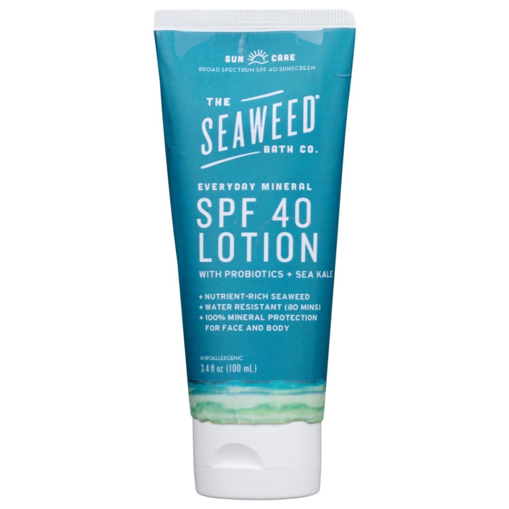 SEAWEED BATH COMPANY: Everyday Mineral SPF 40 Lotion 3.4 fo - Beauty & Body Care > Skin Care > Sun Protection & Tanning Lotions - SEAWEED