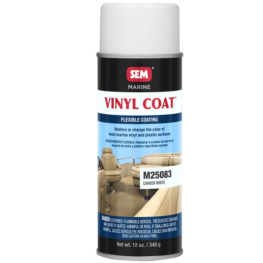 SEM Vinyl Coat™ - Carver White - 12oz - Boat Outfitting | Accessories - SEM