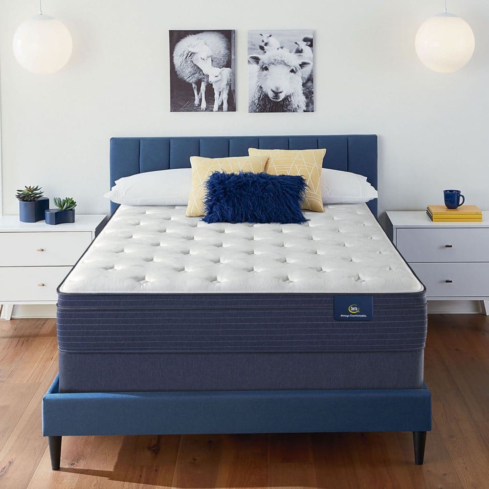 Serta Elizabethtown Plush Euro-Top Mattress Set - Plush - Serta