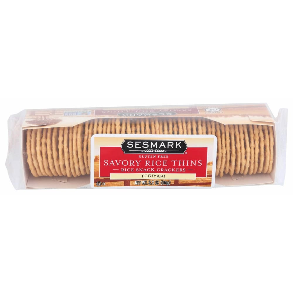 SESMARK SESMARK Savory Rice Thins Teriyaki, 3.2 oz